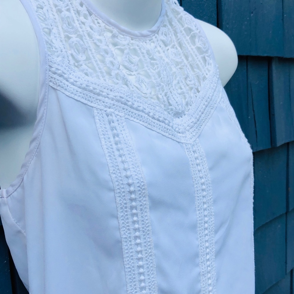 White lace top